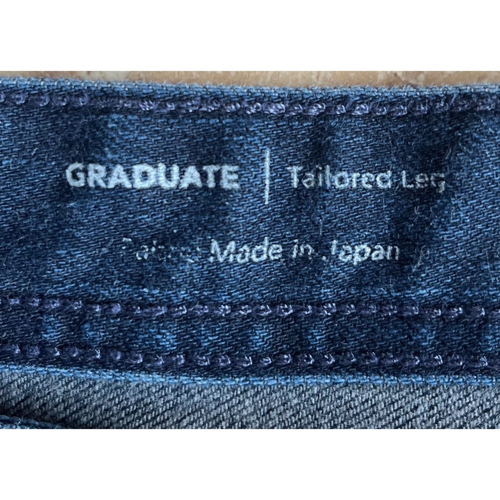 AG Adriano Goldschmied Graduate Tailored Leg Jeans Mens Indigo Blue Denim 40x32 - Picture 5 of 15